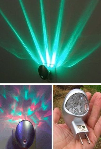 Automatic Nebula Projection L.E.D. night light by Meridian